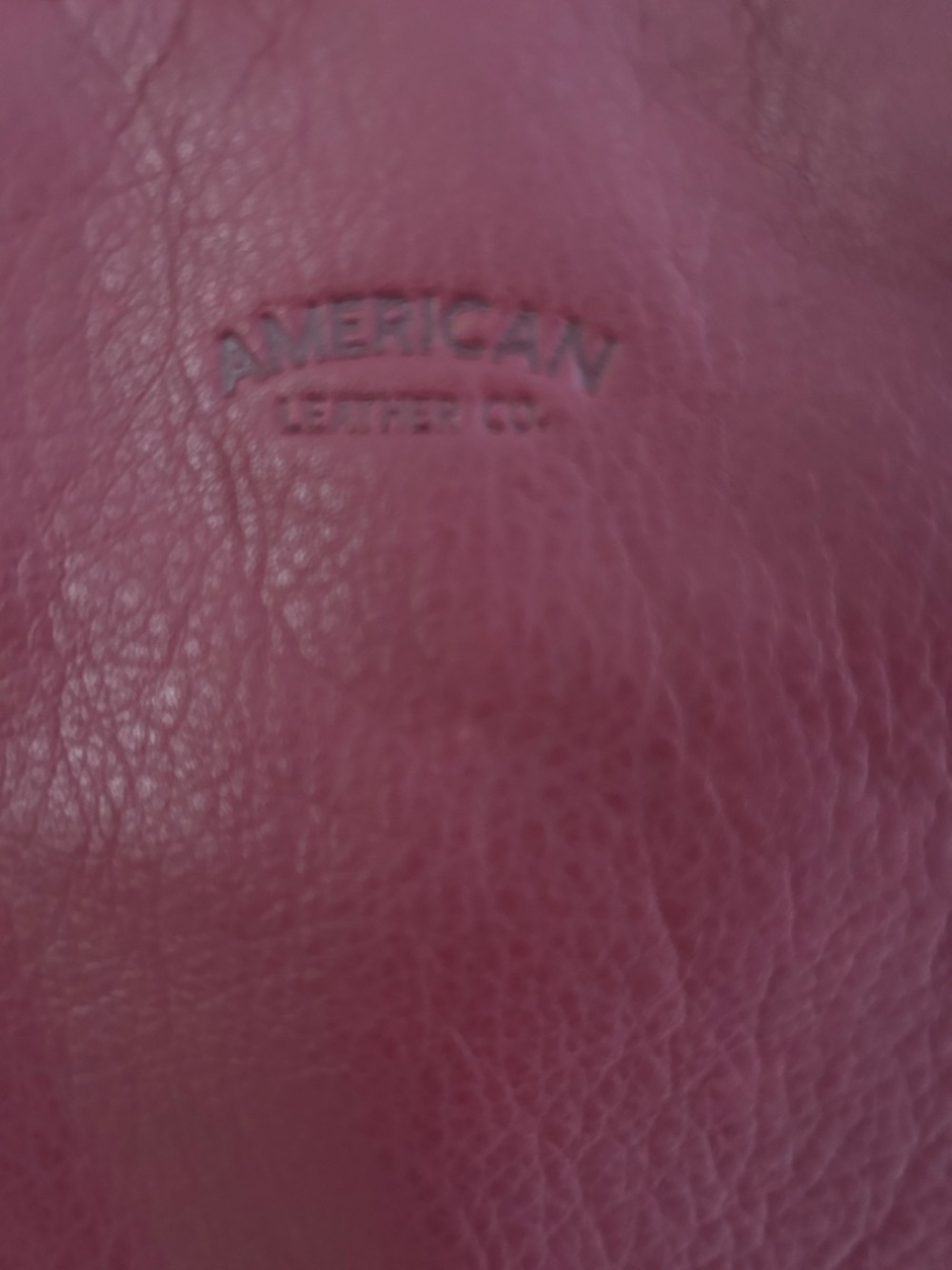American Leather Co. Ada Triple Entry Leather Satchel Dark Cherry/Burgundy Wine - Picture 11 of 12